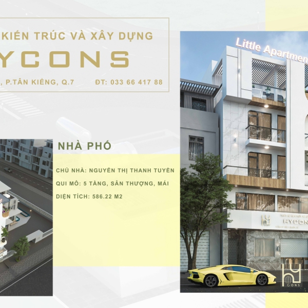 dự án nhà phố 6 tầng 121 phan huy thực Q7 .1